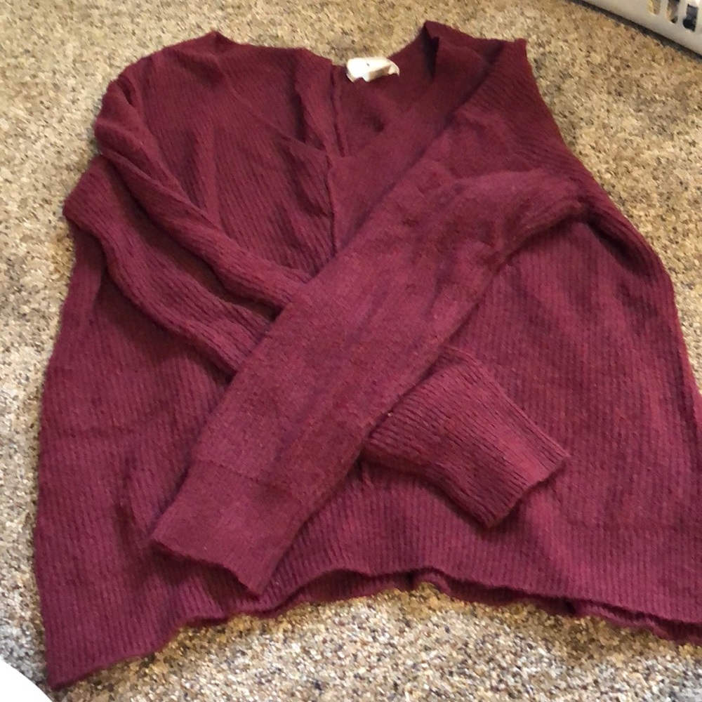 Burgundy Sweater
